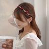 New Rose Pearl Headband for Women High-end Hairpin Sweet Temperament Metal Hair Band Headdress Girl Hair Accessories
