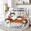 1PC Friends printed blanket, all season lightweight home office outdoor nap multifunctional blanket A9