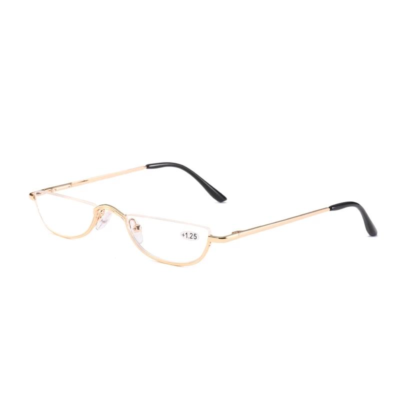 Sighttoo Half Rim Women Reading Glasses Eyeglasses Ultralight Clear Presbyopic Glasses Portable Gift Eyeglasses Frame For Men +2