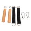 Wooden Pull Up Grips Comfortable Handles Build Muscle Strength Pull Up Climbing Hold Grips for Men