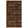 vidaXL CD-Regal Räuchereiche 102x23x177,5 cm Holzwerkstoff