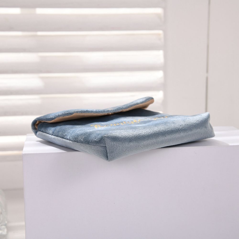 Velvet Card Bag Make Up Bag Lipstick Pouch Sanitary Napkin Bag Earbuds Earphone Holder Coin Purse