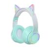 Wireless Bluetooth Cat Ear Headphones - Noise Cancelling, Over-Ear, Gaming & Music for Kids & Computers