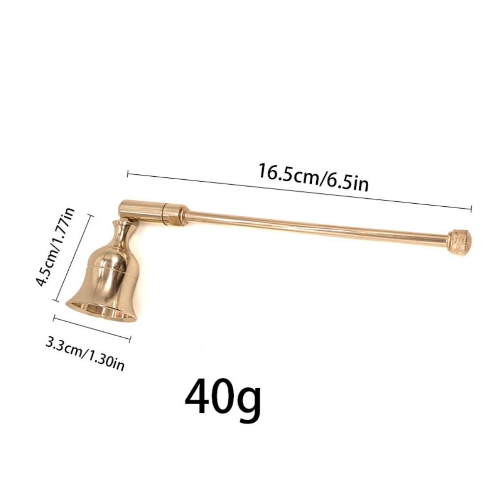 Swingable Candle Snuffer Bell Shaped Flame Cover Luxury Wick Cover  Home