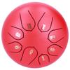 6in 8 Tones Tongue Drum with Mallets English Music Book Storage Bag Musical Percussion Instrument