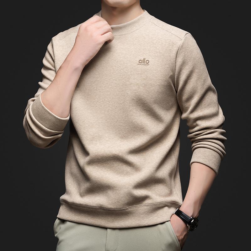 Minimalist Long Sleeve Hoodie Loose Fit Fashion Versatile Skin-Friendly Men s Hoodie M