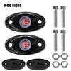 Waterproof LED Rock Lights For Jeep Atv Suv Offroad Car Truck Yacht Trail Rig Lamp 1 Pair 5 Colors Led Neon Light Underbody Glow