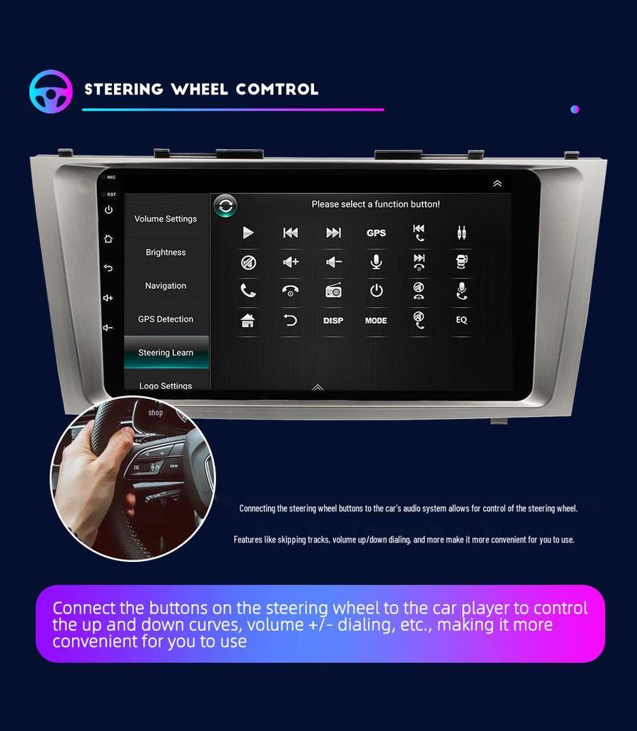 Wireless CarPlay Navigation Screen for 09-13 Toyota Highlander/Camry Models