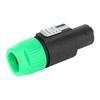 10PCS C NL4FC Audio Speaker Connector Waterproof 4 Pin Speakon Plug Cable Connector(Green )