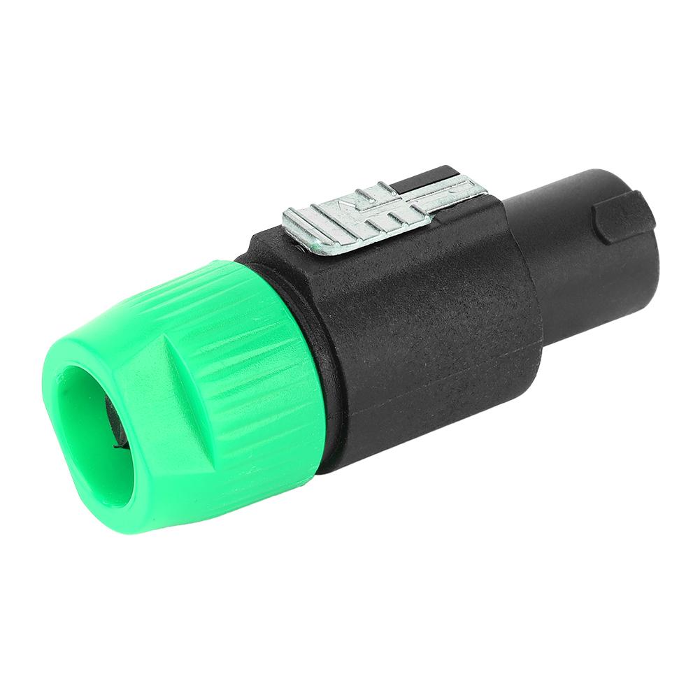 10PCS C NL4FC Audio Speaker Connector Waterproof 4 Pin Speakon Plug Cable Connector(Green )