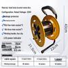 Portable 220V Cable Reel with Leakage Protection - Easy to Maneuver