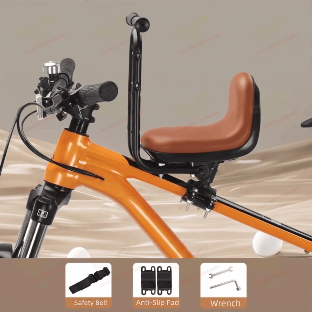 Scaun Copil Bicicletă Montat în Față Siguranță Completă Scaun Copil Bicicletă de Munte Utilizare Bicicletă Pliabilă