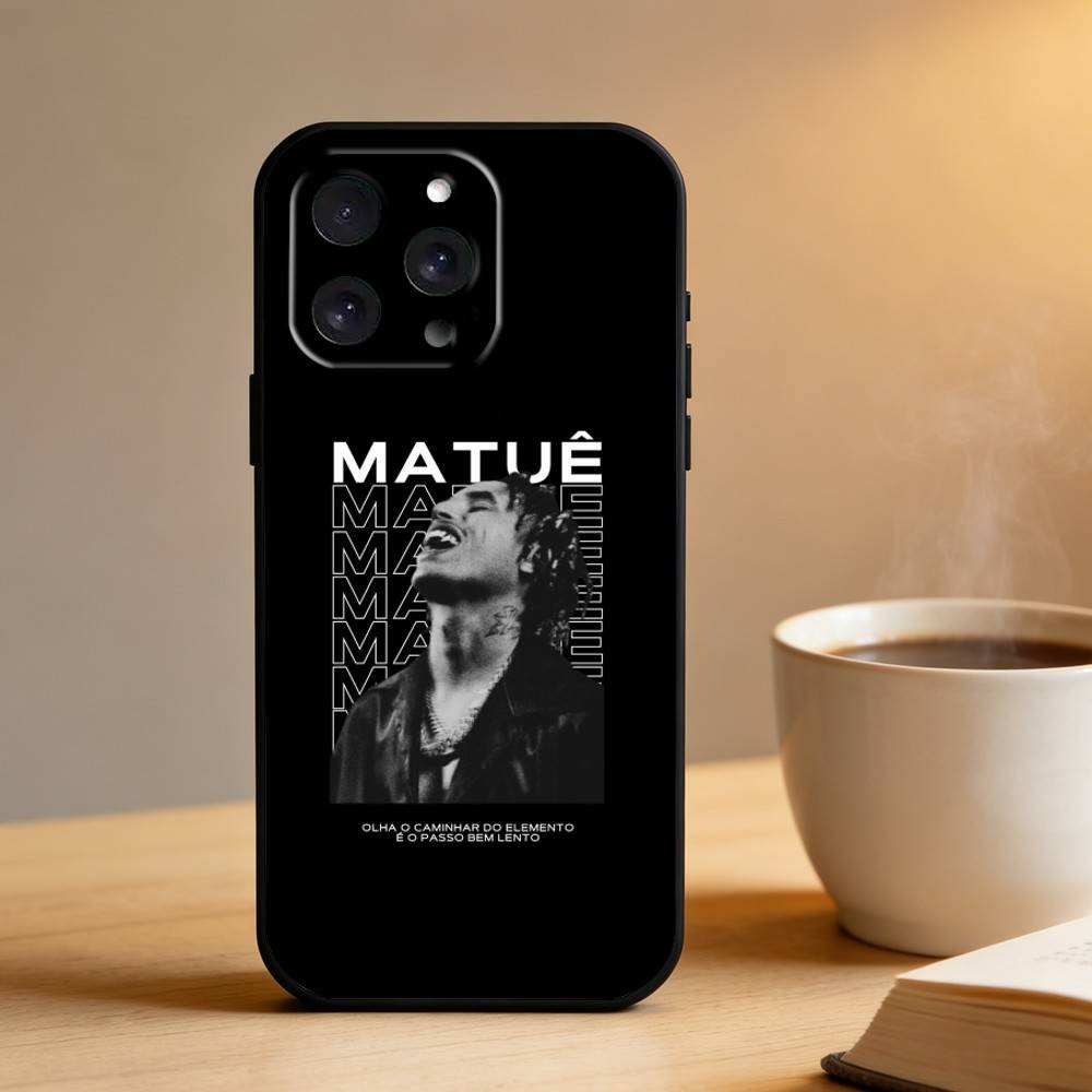 Rapper M-Matue 333 Album Phone Case For iPhone 16,15,14,13,12,17,Pro Max,Plus Silicone Black Case
