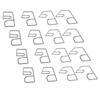 50PCS Fence Panel Clips 304 Stainless Steel Garden Railing Fixing Clamps for Fencing Installation