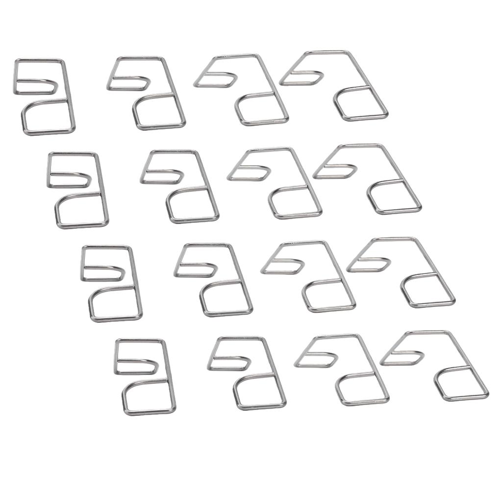 50PCS Fence Panel Clips 304 Stainless Steel Garden Railing Fixing Clamps for Fencing Installation