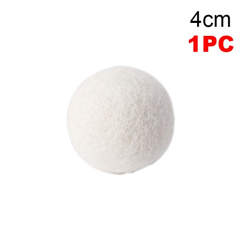 6pcs Reusable Wool Dryer Balls Home Washing Fleece Drying Laundry Ball Clothes Softener Washing Machine Accessories 3/4/5/6/7cm