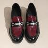 Fashion Elegant Woman Heeled Shoes 2025 Fashion Lace-up Cuff Women's Loafers Metal Decoration Office and Career Plus Size Pumps Women