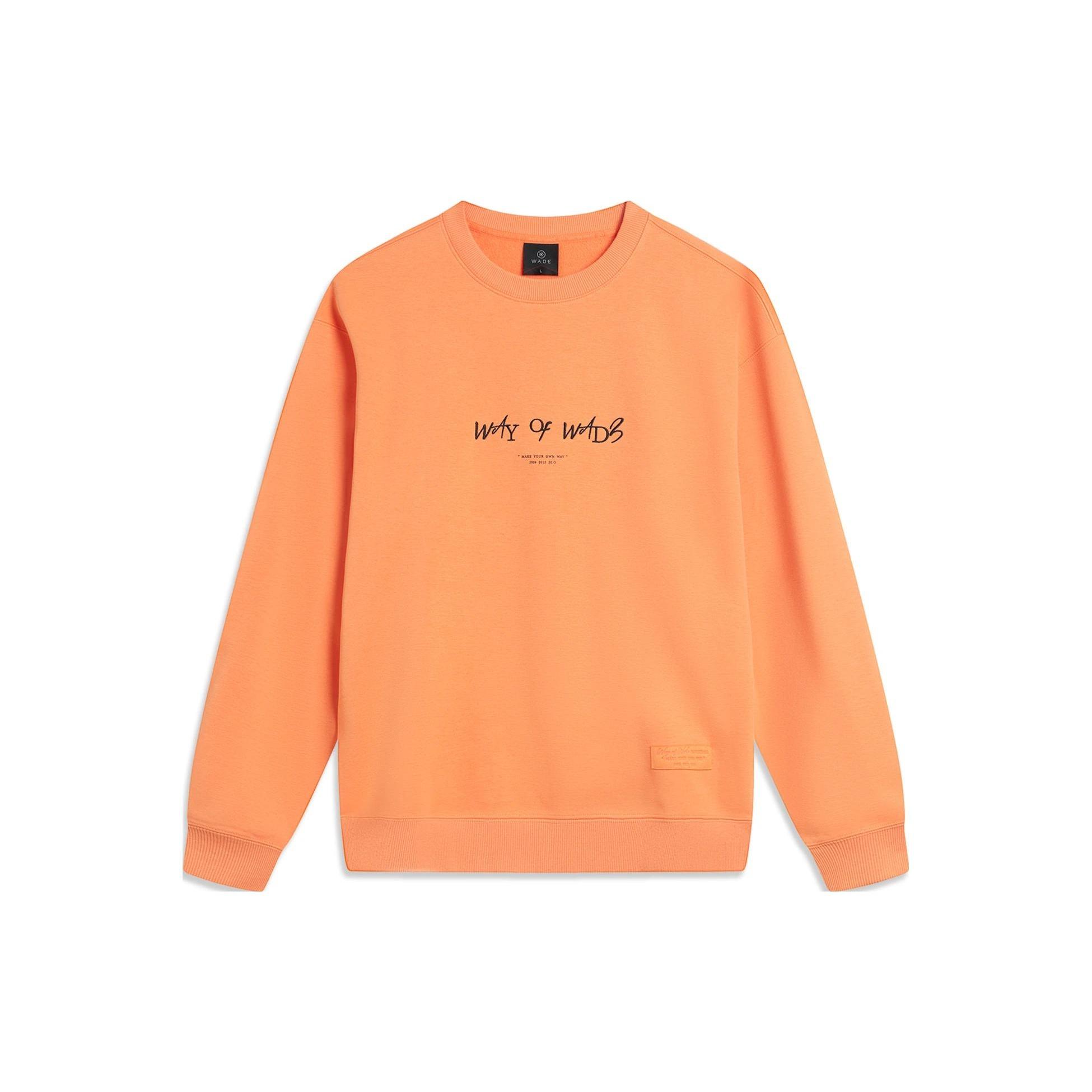 Li-Ning Way Of Wade Logo Sweatshirt Orange Men s AWDT941-7 XL