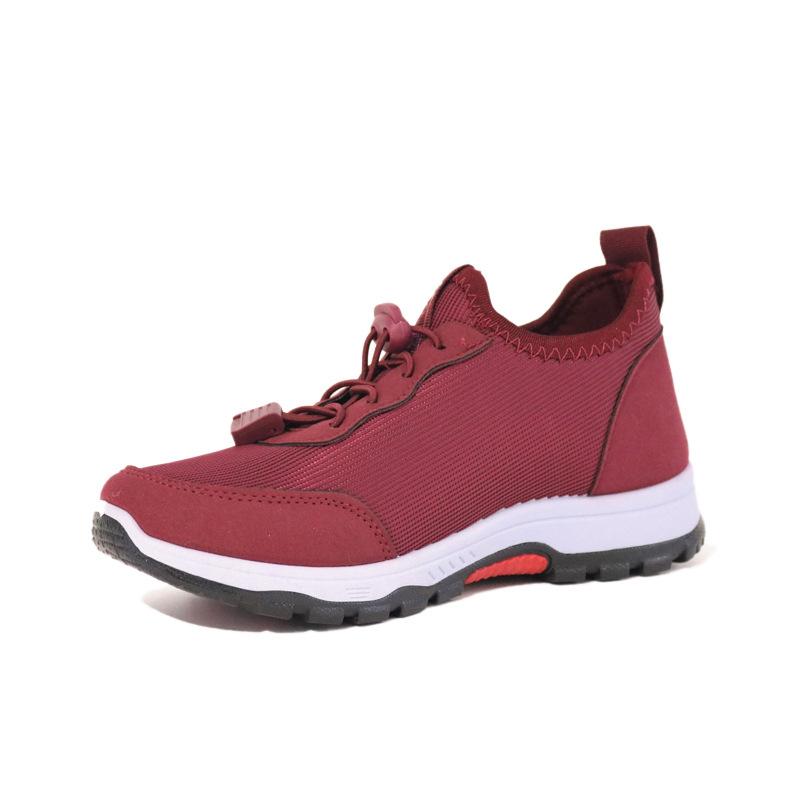 Special Spring And Summer Women'S Shoes Fashion Sports Light And Comfortable Soft Sole Elastic Fly-Woven Breathable Mesh Running Shoes