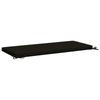2 piece Bench Cushion Set SOEST 2 pcs 100percent  Polyester Black