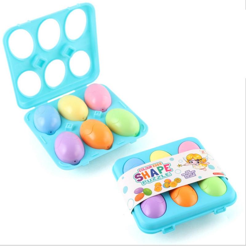 Blocuri Simulate Ouă Forma Iluminare Identificare Color Jucării