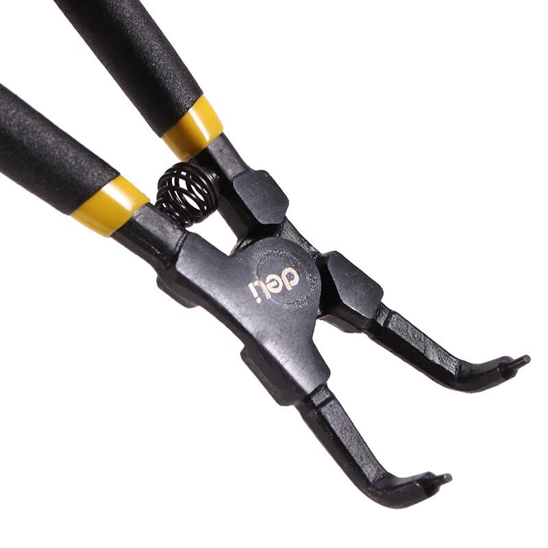 Deli External Bent Circlip Pliers