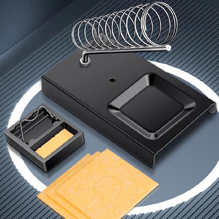 Portable Soldering Iron Stand Spring Holder Support Station Solder Guns Sponge