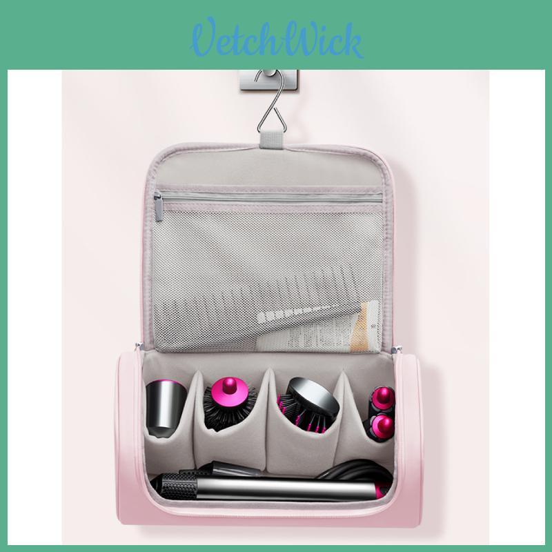 Modern Travel Styling Tool Case Pu Travel Organizer For Hair Dryer And Curling Iron