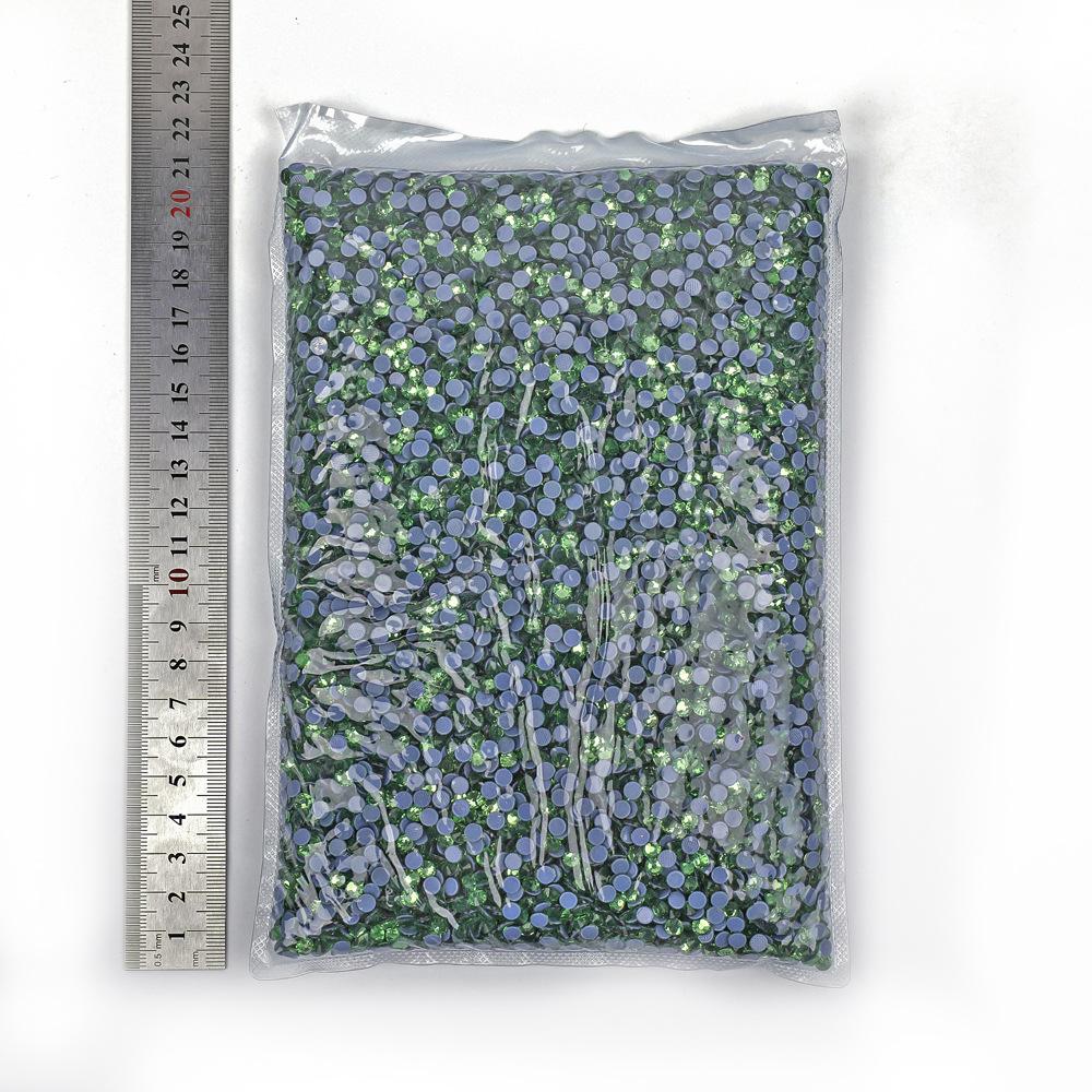 Weichen Imitation Austrian Hot Diamond Big Bag, Grid Glue Glass Rhinestone Hot Melt Glue Bottom Drill Clothing Accessories