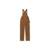 X Jameson Logo Casual High-Waisted Overalls Women Overalls Washed-Brown DK012424