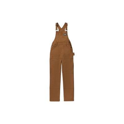 X Jameson Logo Casual High-Waisted Overalls Women Overalls Washed-Brown DK012424