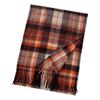 100% Pure Wool Scarf Female Winter Warm Cashmere Shawl Checkerboard Couple Accessory Outdoor Wrap Windproof Scarf