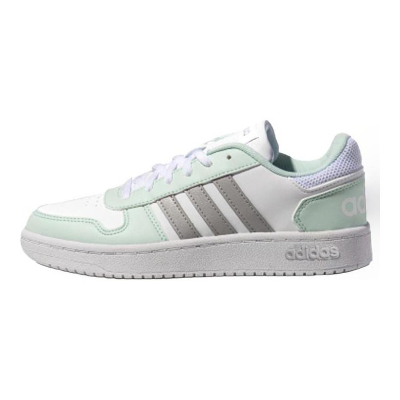 Adidas Hoops 2.0 'White Grey Green' Women's FW5856