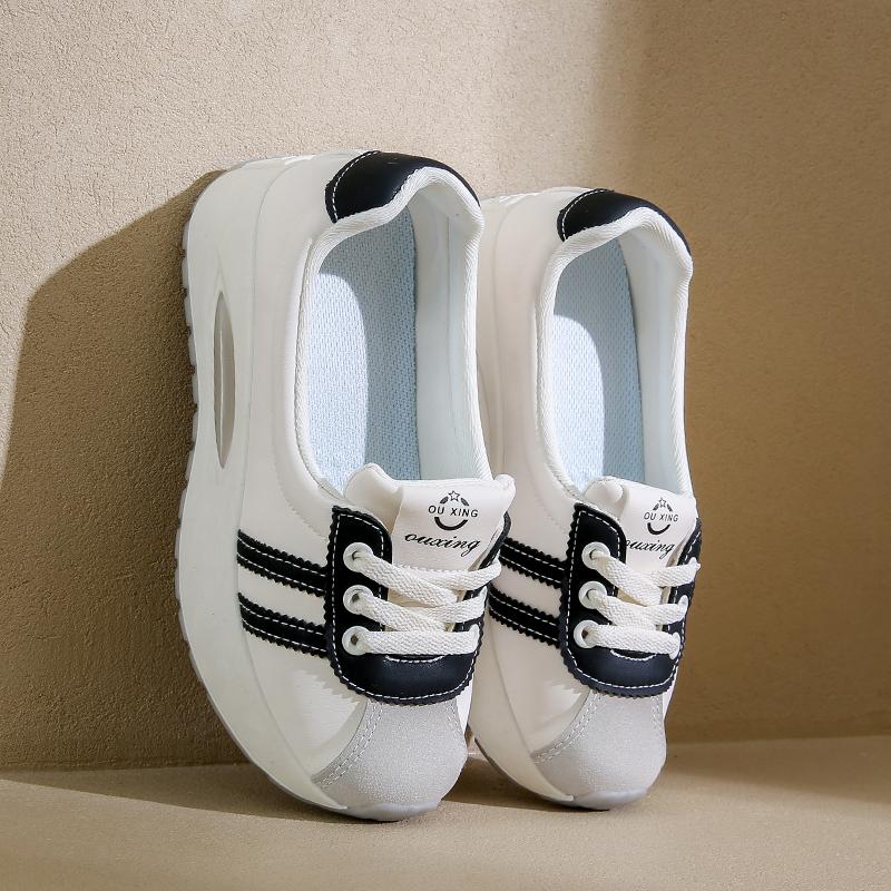 Aphixta Shallow Round Toe Flats Shoes Women Silver Loafers Spring Autumn Women Sneakers Shoes Woman Flat With Female Sneakers