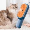 One Button Pet Cleaning Spray Comb USB Charging Cat Massage Comb Cat Steam Brush  Pet Grooming Tool