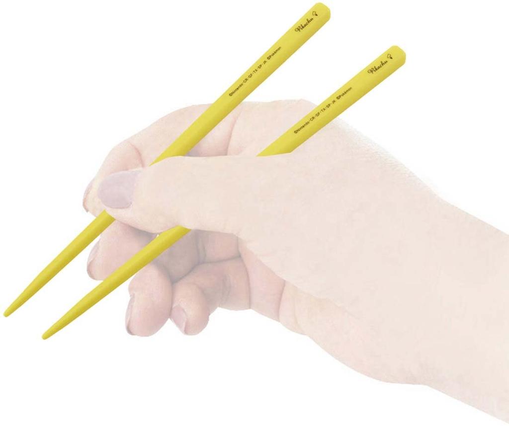 Skater Chopsticks and Chopstick Case Set for No Made in Pokemon Pikachu Face 23 Adults, Antibacterial, 18cm, Clinking, Japan, Design, ABC3AG-A
