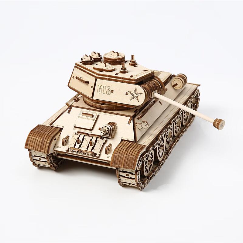 Chengchen DIY 3D Wooden Tank Puzzle