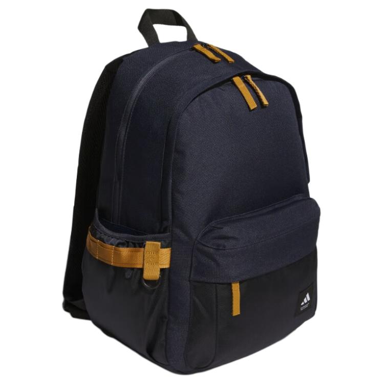 Adidas Casual Large Capacity Zipper Closure Thermoplastic Elastomer Backpack Unisex Backpack Ink-Blue JX5009