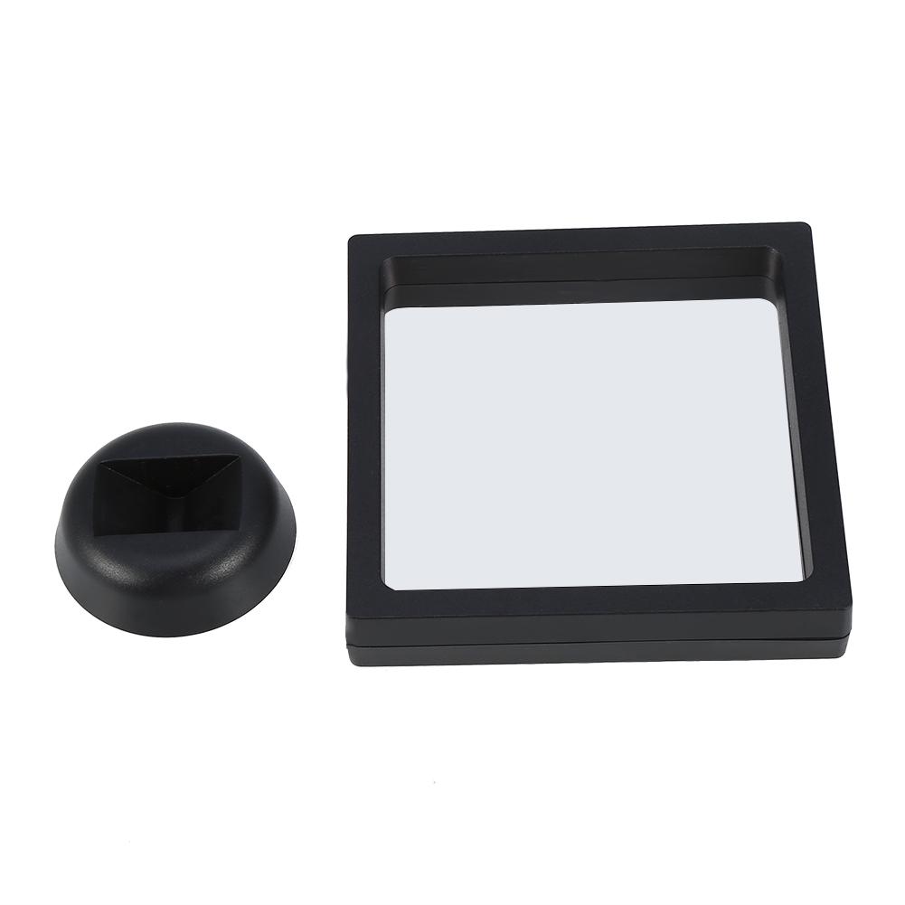 Manikyr Nagelkonst Displayställ Ram Montering Akryl Nagelplatta Tips Ställ Verktyg Svart