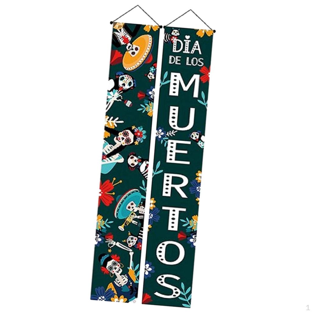 Banner de Halloween Ușă agățată Semne creative, ușoare, pentru interior, în aer liber, pentru verandă, pentru curtea cluburilor