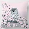 Beautiful Cherry Tree Square Pillowcase Cushion Cover for Home Decor, Car Sofa   45cm*45cm
