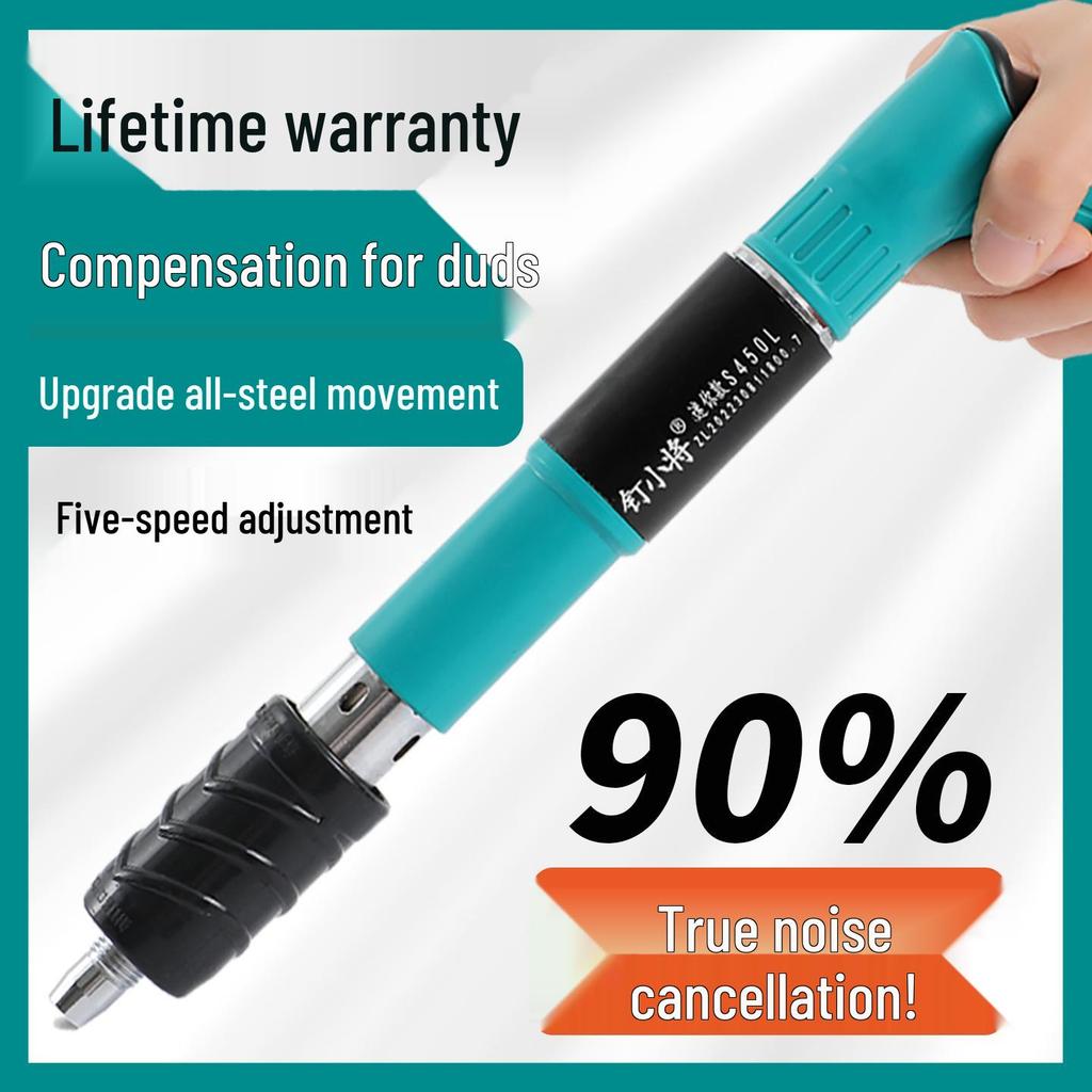 Compact Multi-Function Powder-Actuated Nail Gun for Ceilings and Concrete