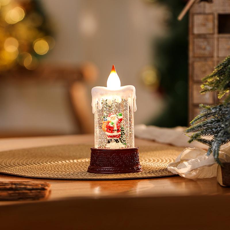 Jul Jultomte Kristall Vindlykta Ornament & Gåva