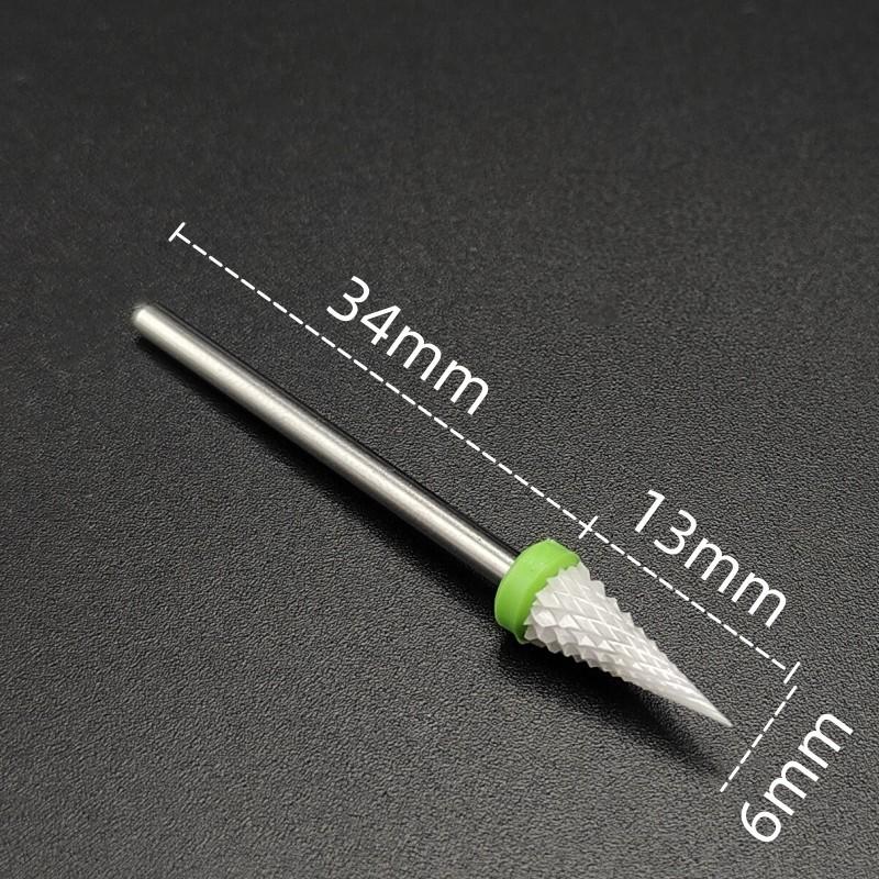 1 Piece Ceramic Nail Art Drill Rotary Cutter Cleaning Device for Nail Art Machine Accessories Removal Nail Gel Tool