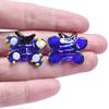 6pcs/Lot Animal Dragonfly Bee Butterfly Glass Beads For Jewelry Making Supplies Cactus Flower Spacer Bead Diy Accessories Bulk