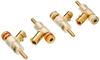 FURUTECH ADL High-End Grade Banana Plugs, 24k Gold Plated, Set of 4, FP202G