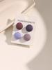 Colorful Magnetic Clasp Brooch Set: Strong Round Magnet Buckle for Shawls and Scarves