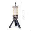 Folding Camping Lantern Shielded Grid Cage Tripod Pattern
