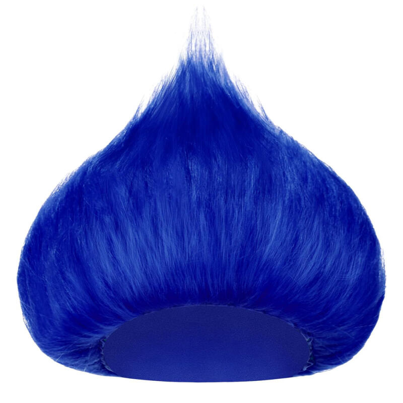 Troll Wig Synthetic Hair Wig Colorful Fluffy Pointed Funny Party Wig Tall Hair Headpiece for Halloween Carnival Cosplay Props