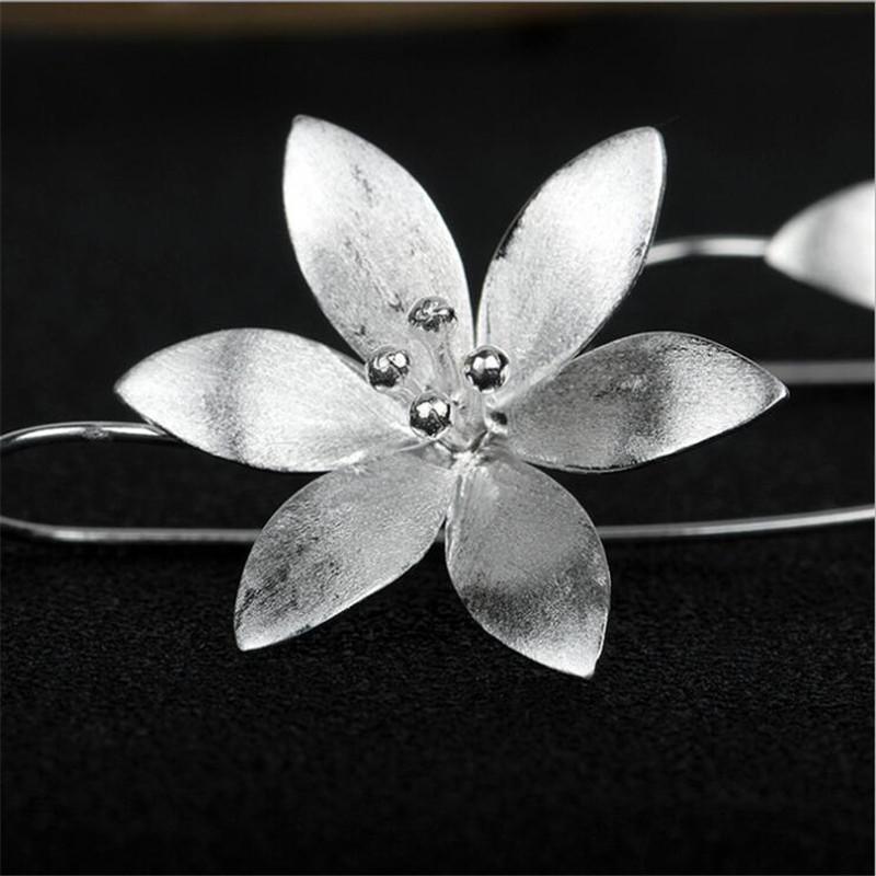 Ethnic Lotus Elegant Retro Artistic Long Earrings